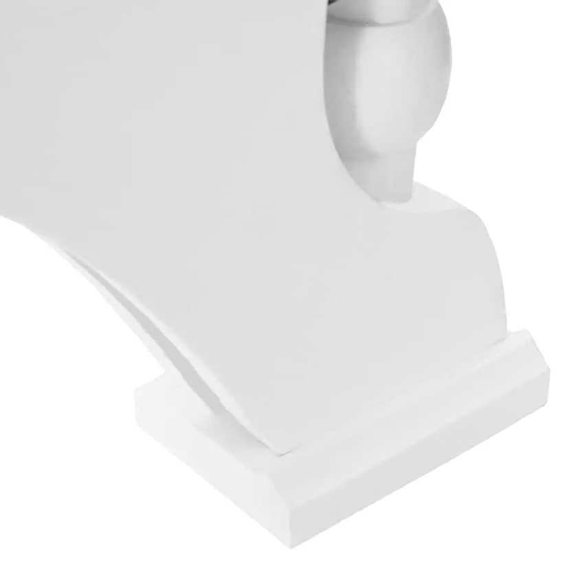 Karácsonyi gyertyatartó ív 10 LED gyertyával Fehér