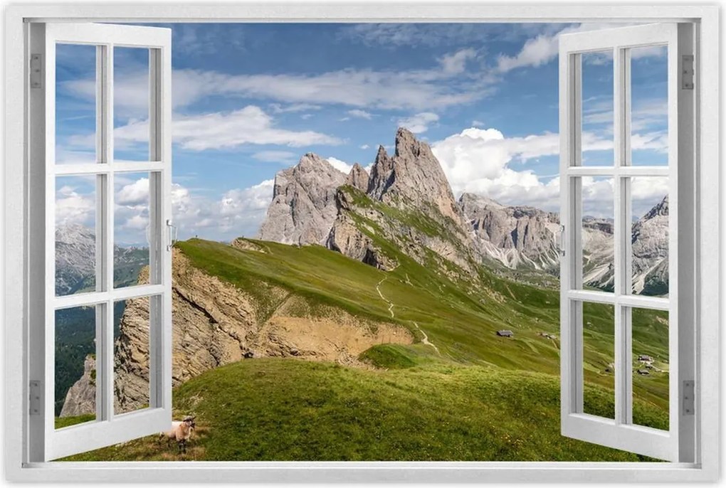 Poszterek 60x40 Bárány a hegyekben Hegyek Kilátás