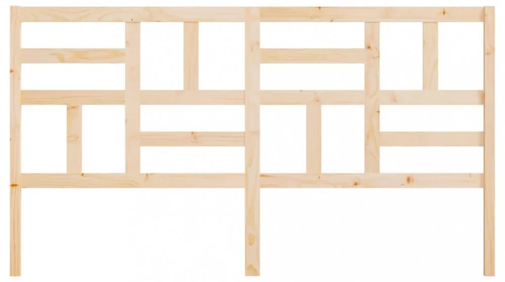 tömör fenyőfa ágyfejtámla 206 x 4 x 104 cm