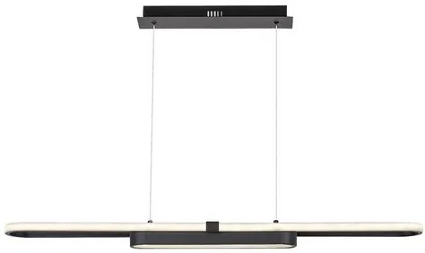 RÁBALUX 72030 CONTESSA Modern Led Függesztett Lámpa Fekete IP20