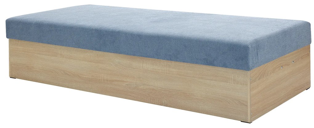 Egyszemélyes ágy (heverő) 85 cm Idona (világoskék) (ágyráccsal és matraccal) (tárolóhellyel). Akció -12%. 1098590