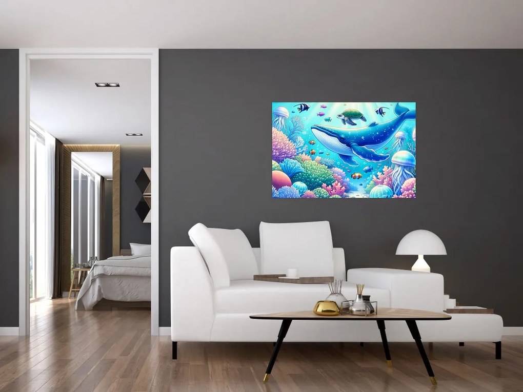 Kép – Víz alatti világ (90x60 cm)