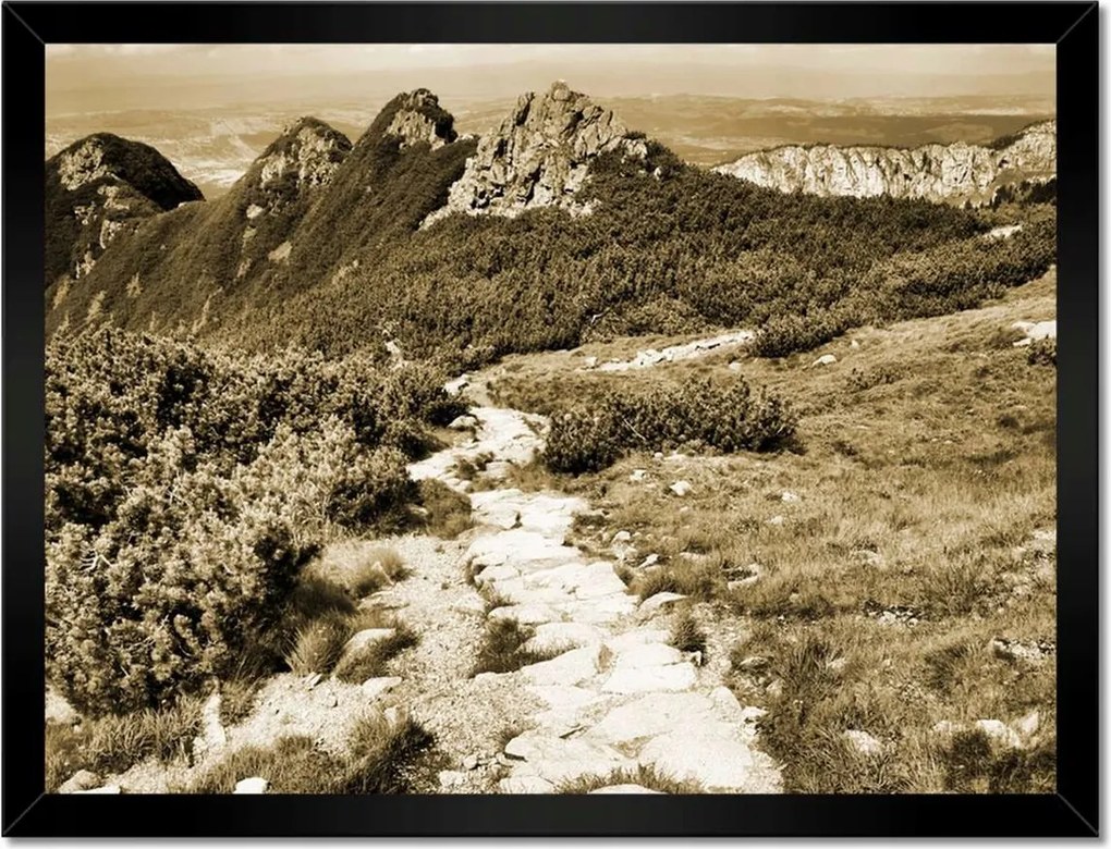 Poszterek keretben 40x30 Tátra Lengyel hegyek Kilátás