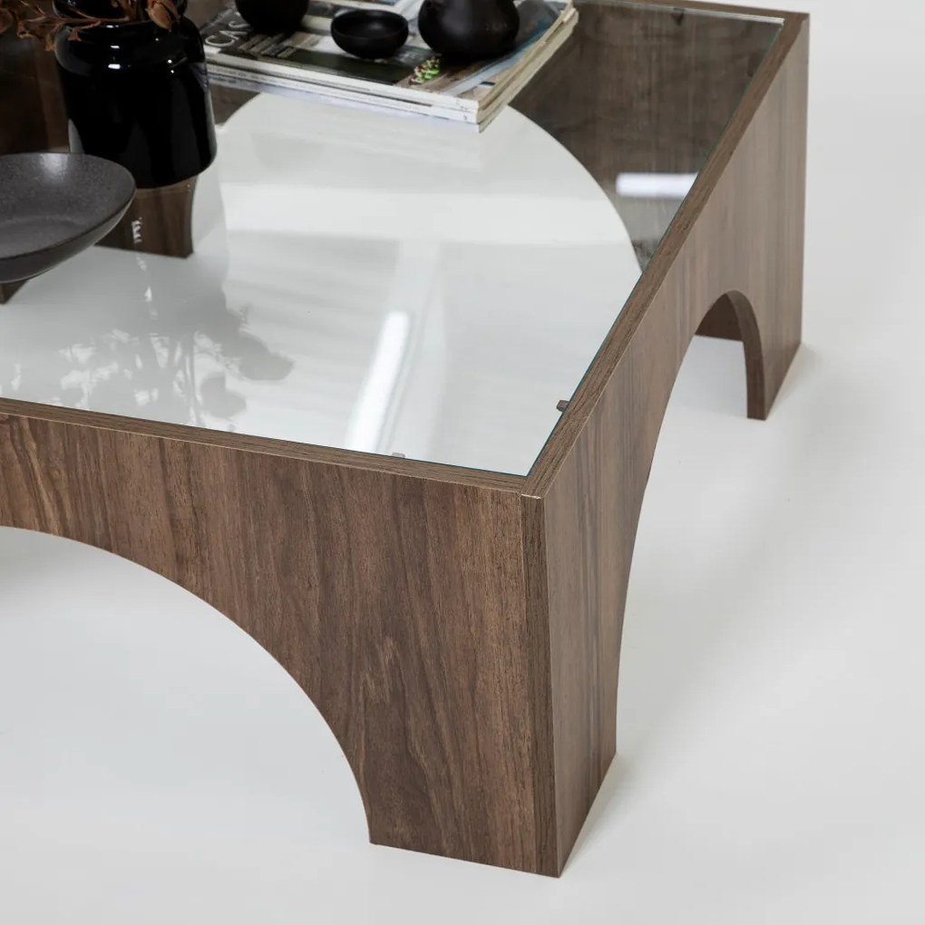 Seine - Transparent, Walnut
