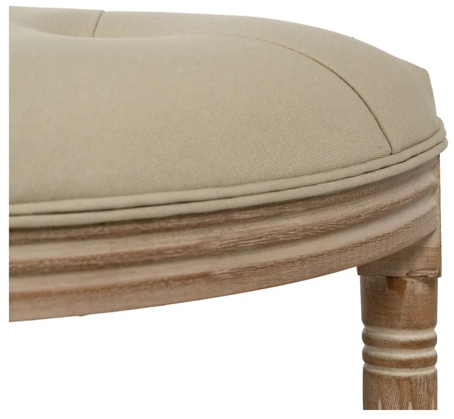 Bézs-natúr színű pad Royal – Ixia