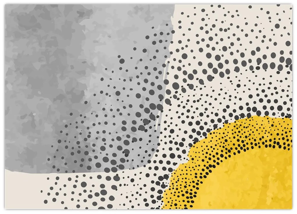 Kép - N⁰3 strand absztrakt festménye (70x50 cm)