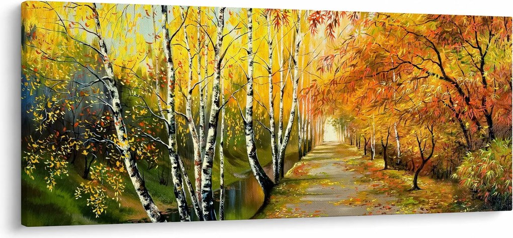 Kép - Egy romantikus sugárút a víz mentén. (120x50 cm)