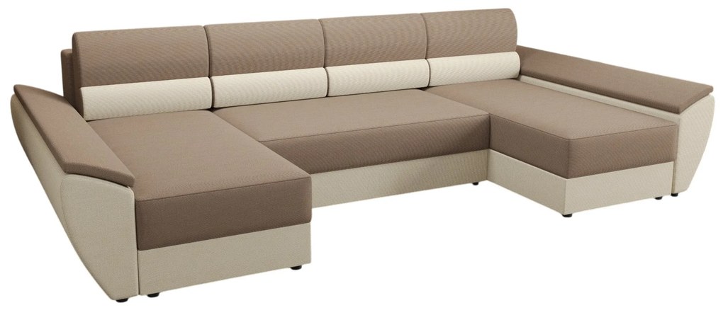 Sarok ülőgarnitúra U Radiant U4 (bézs + krém). 1057542