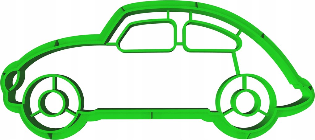 Forma Lyukasztó Mézeskalács keksz kiszúró Jármű Autó 10cm