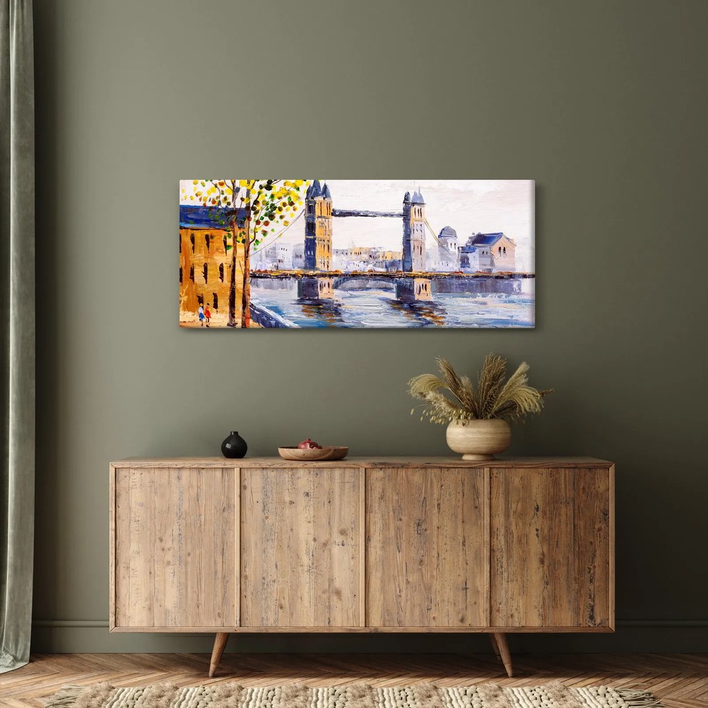 Kép - A város festménye (120x50 cm)