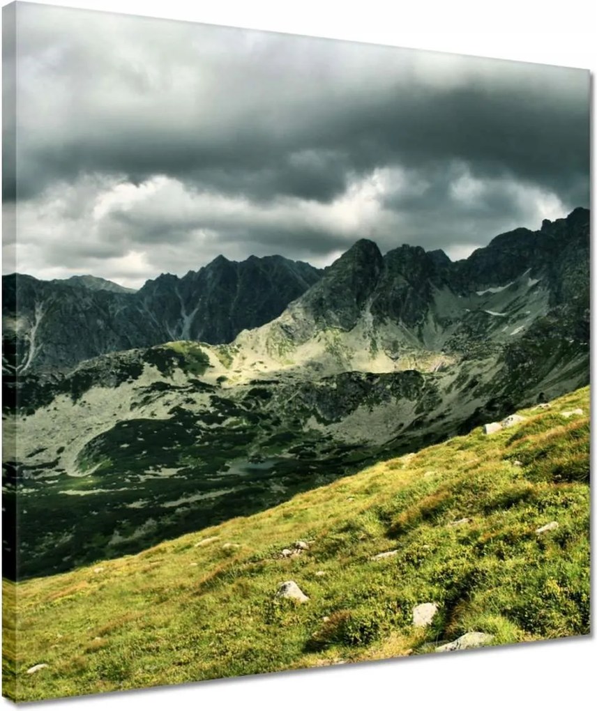 Vászonkép 40x40 Tátra Lengyel hegyek Kilátás