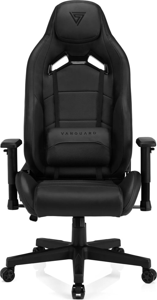 Gamer szék SENSE7 Vanguard- műbőr, fekete