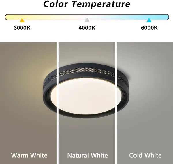 Brilagi - LED dimmelhető mennyezeti lámpa KREON LED/54W/230V 3000-6000K fekete átm. 38 cm +távirányító