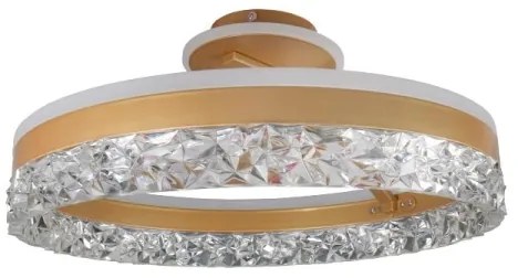 Brilagi - LED Dimmelhető felületre szerelhető csillár LED/86W/230V 3000-6500K arany + távirányító