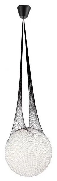 Redo 01-1974 - LED Csillár zsinóron ALLURIA 1xE27/10W/230V átm. 40 cm