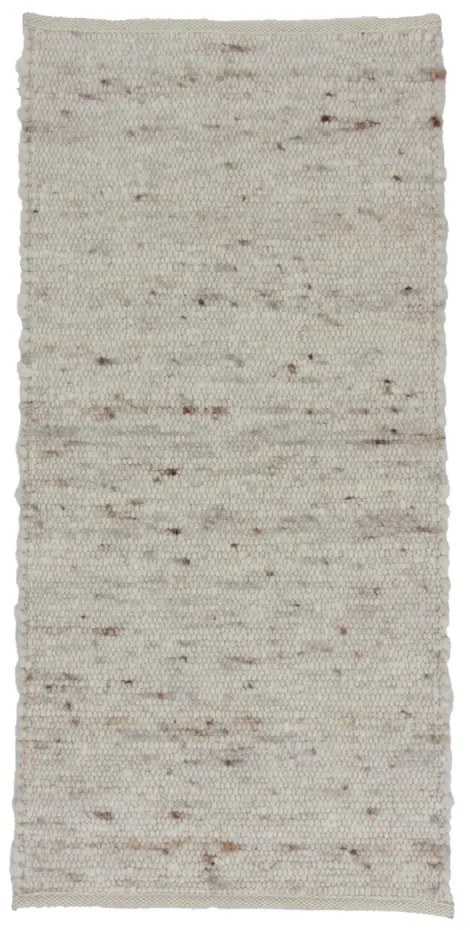Vastag szőnyeg gyapjúból Rustic 60x126 szövött modern gyapjú szőnyeg