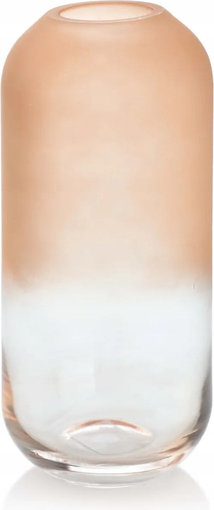 Dekoratív üveg váza Lazac Serenite 28 cm