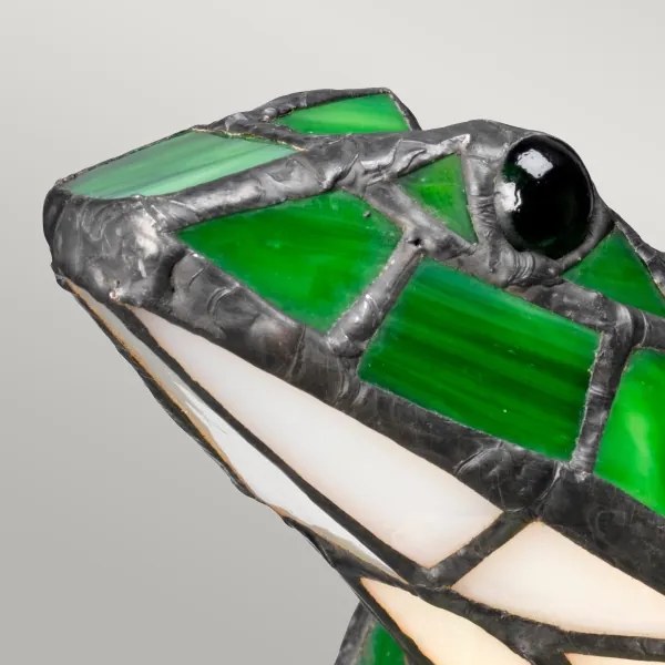 Elstead QZ-FROG-TL - LED dekorációs lámpatest TIFFANY 1xG9/3W/12/230V béka