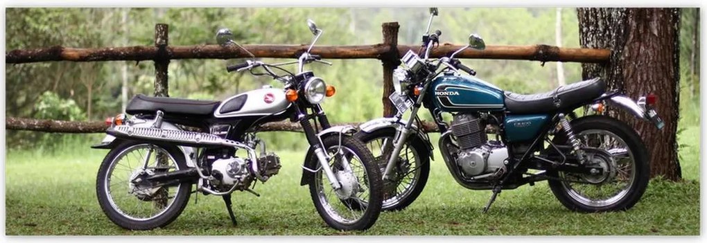 Poszterek 200x66 Klasszikus motorkerékpár Motor