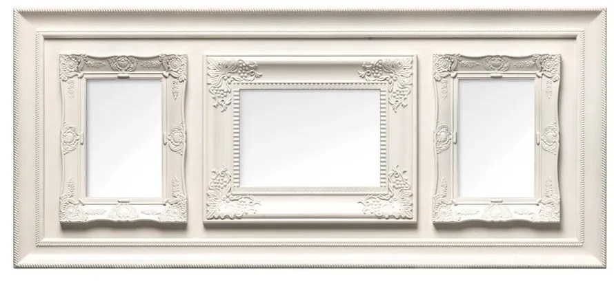 Krémszínű műanyag képkeret 70x31 cm Vintage – Premier Housewares