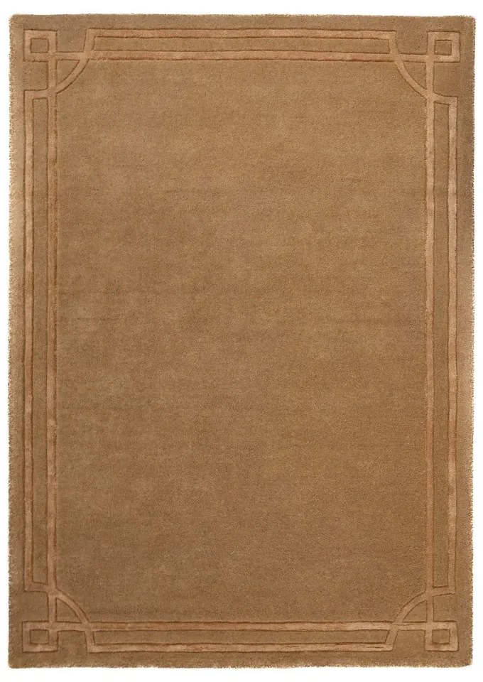 Terrakotta színű kézi szövésű gyapjú szőnyeg 120x170 cm Gatsby – Flair Rugs