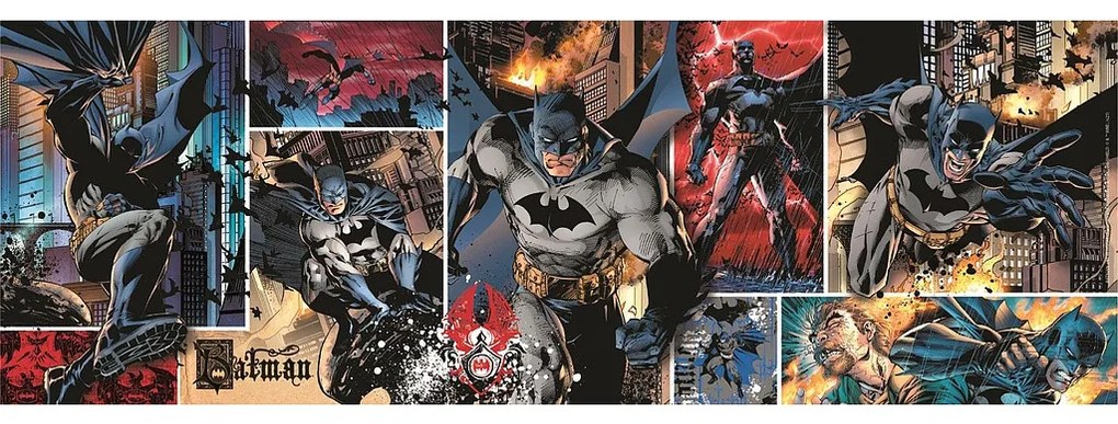 Batman Mosaic 1000 db-os panorama Compact puzzle Clementoni