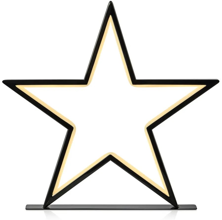 Fekete karácsonyi fénydekoráció Vega – Markslöjd