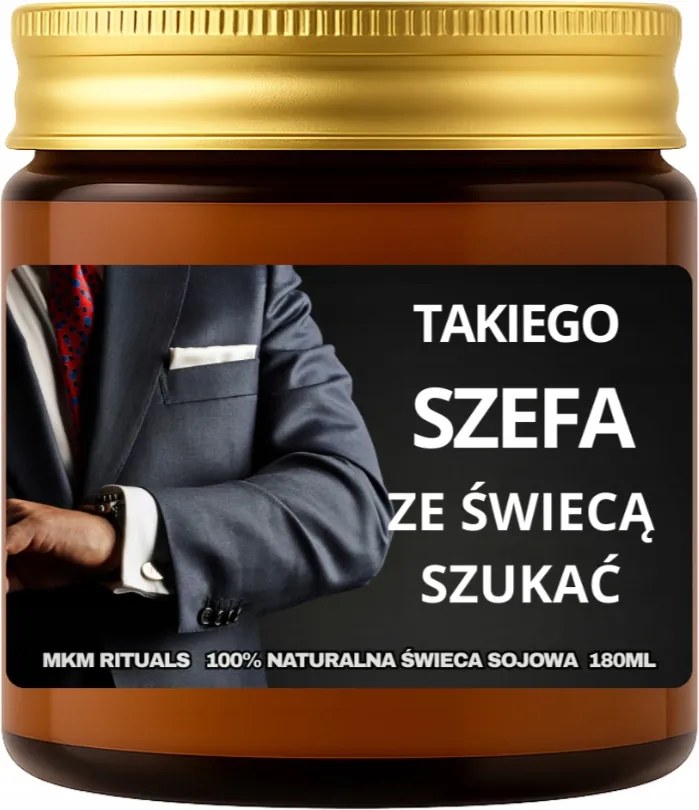 Szója illatgyertya 180 ml Ilyen főnököt kell keresni a gyertyával