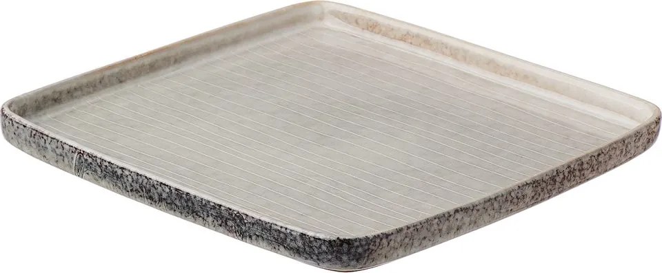 HENLEY szögletes lapos tányér 21 x 19 cm