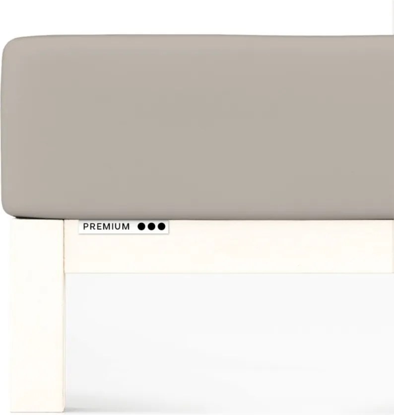 Schlafgut Premium lepedő 90x190-100x220 cm Sand Mid 496