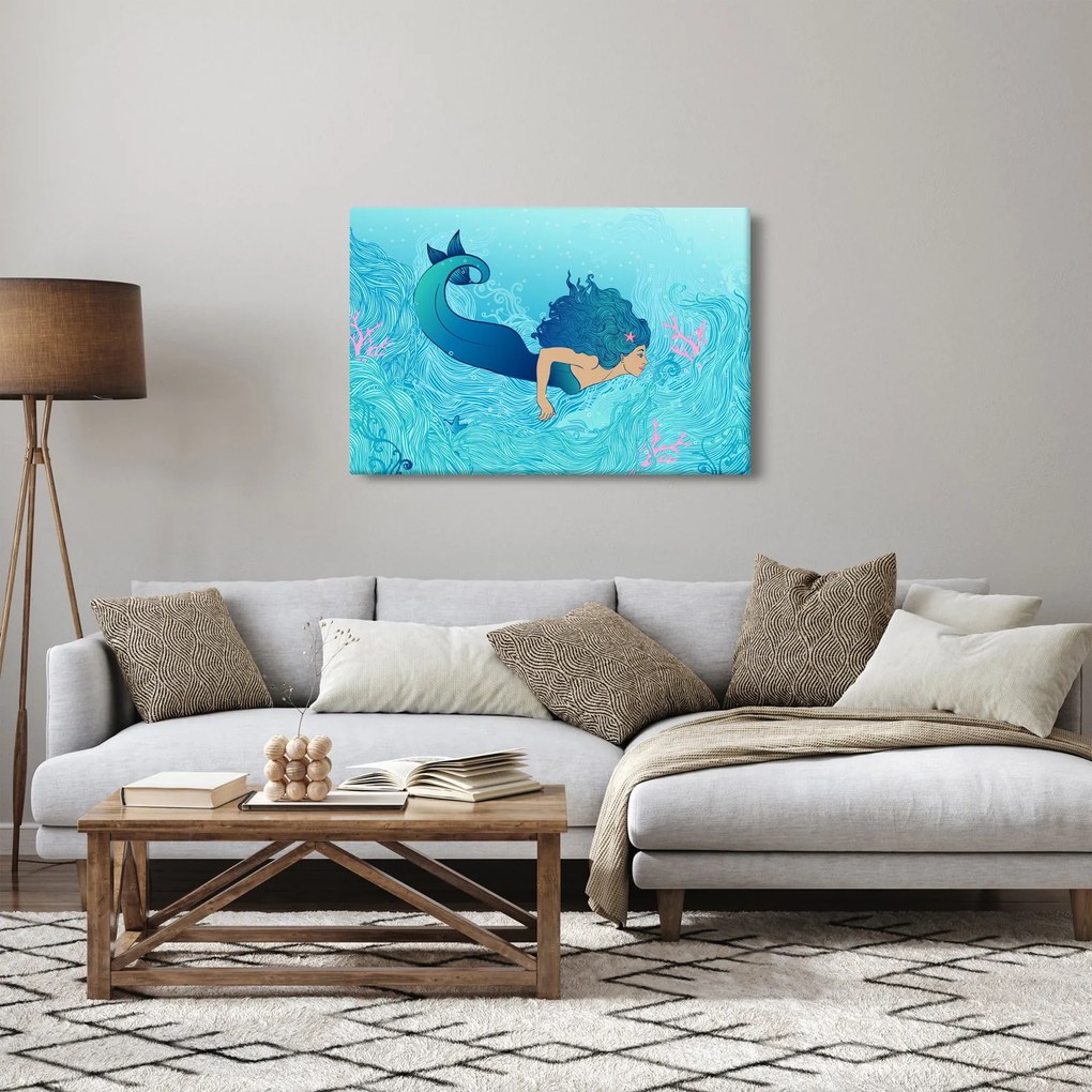 Vászonkép - Sellő (90x60 cm)