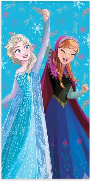 Disney Jégvarázs Cheerfulness fürdőlepedő, strand törölköző 60x120cm