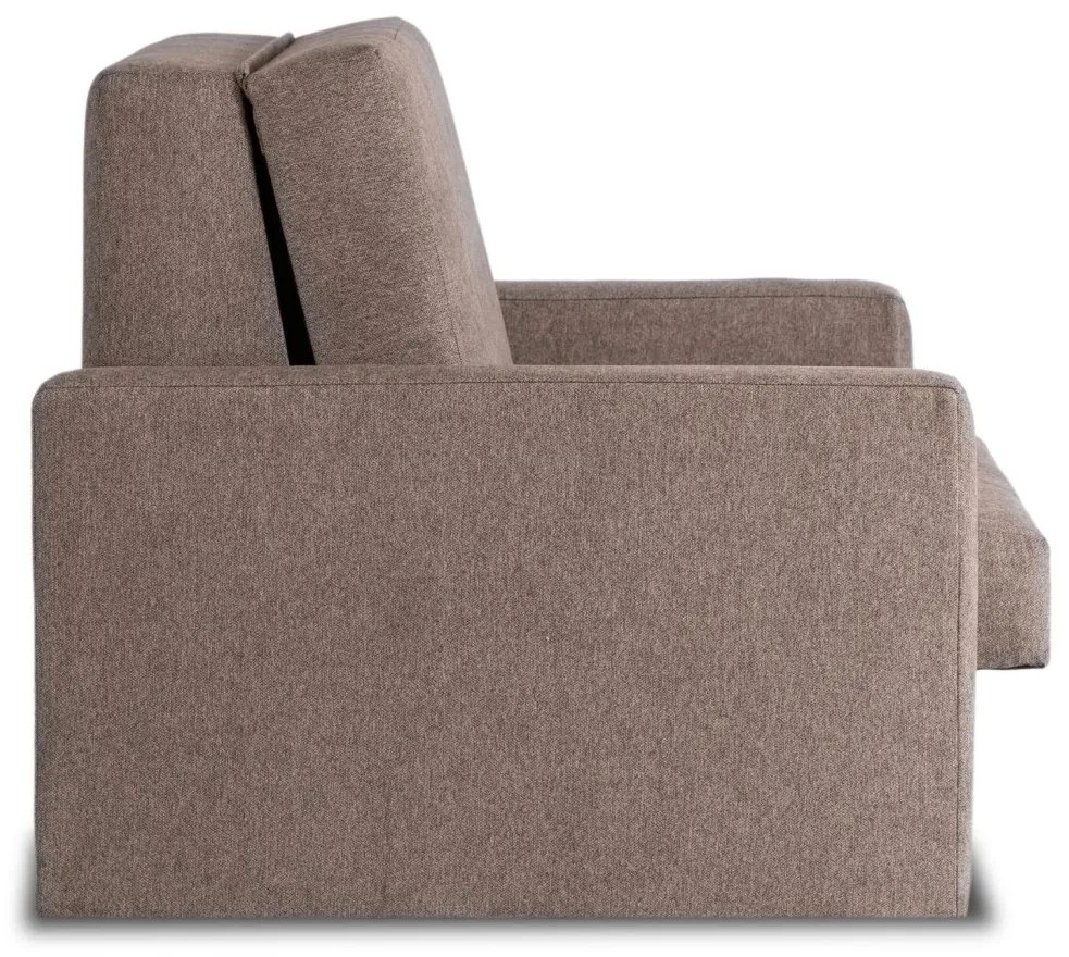 Egyszemélyes kihúzható fotelágy bézs színben – MILAN 1