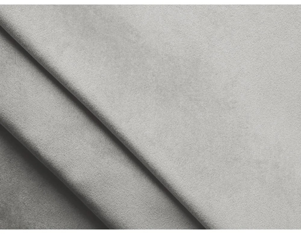 Világosszürke ágyneműtartós boxspring ágy 140x200 cm Mikana – Makamii