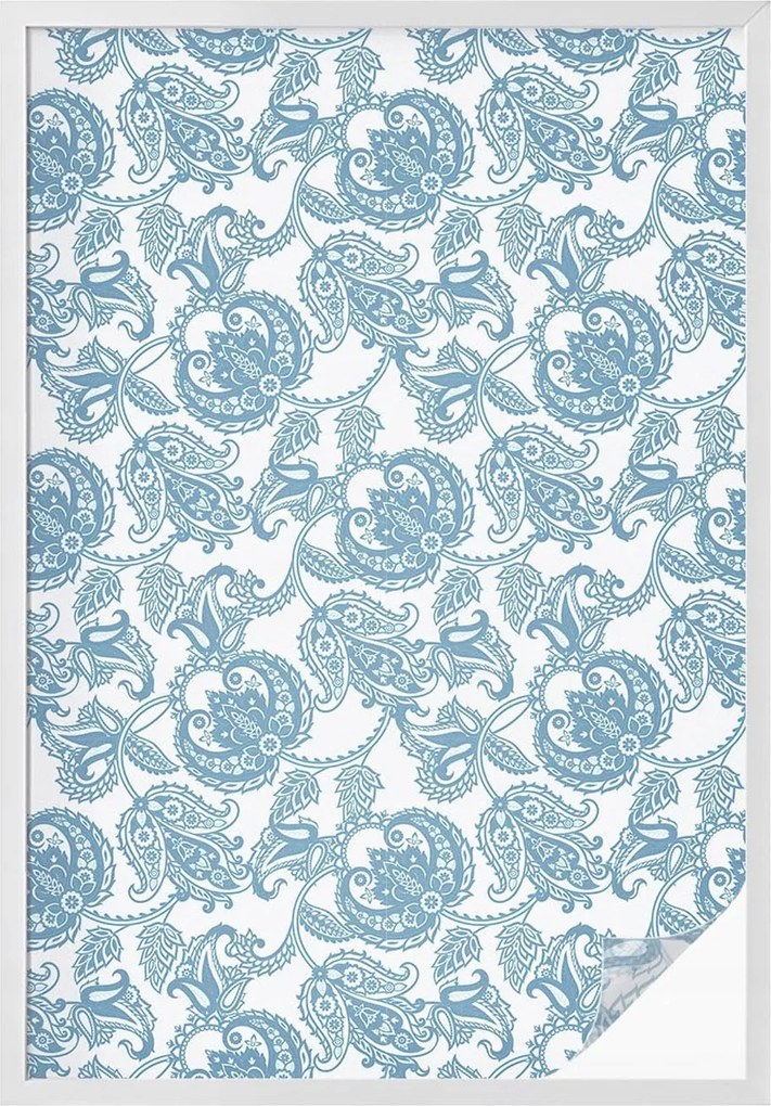 Szélvédőfólia Adatvédelem Ablak Kék díszek 100x146 cm