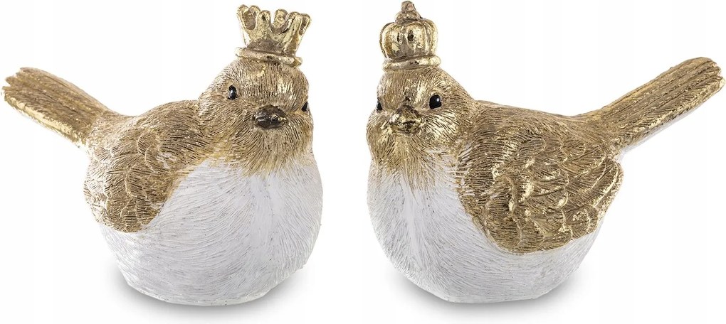 Arany madár figura 1 db Figura Karácsonyi dekoráció Két minta