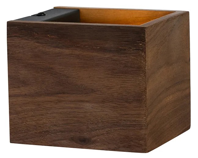 Rusztikus fali lámpa diófa - Transfer