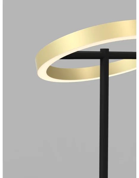 Wofi 8016-104 - LED Érintős dimmelhető lámpa BREST LED/10,5W/230V fekete/arany