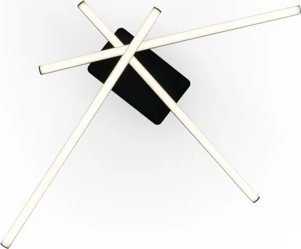 Brilagi - LED mennyezeti lámpatest STRIPES LED/30W/230V fekete