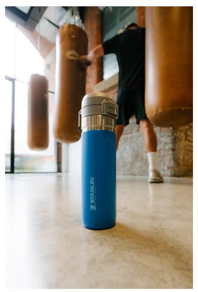 Kék rozsdamentes acél termopalack 1,06 l QUICK FLIP Azure – Stanley