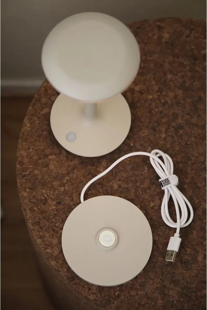 Szürkésbézs LED asztali lámpa (magasság 20 cm) Petit – Markslöjd