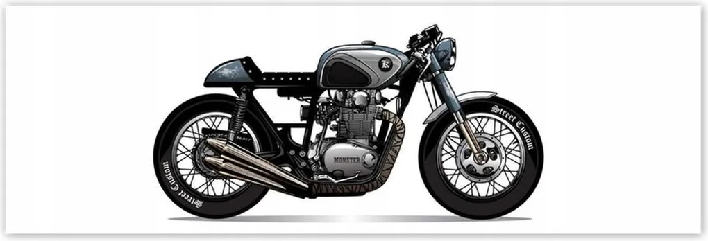 Poszterek 200x66 Motorkerékpár Antik Vintage