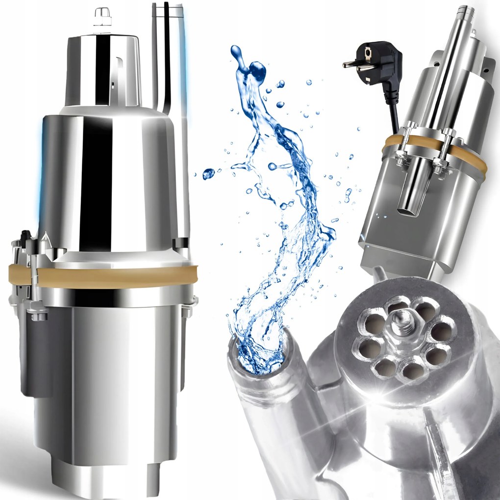 Tiszta És Piszkos Víz Szivattyú Felső Szívó Merülő Búvár 50M Erős 1500W