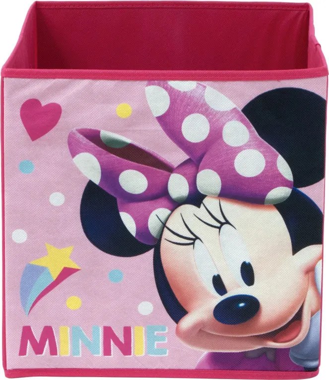 Disney Minnie Polka Charm játéktároló 31×31×31 cm
