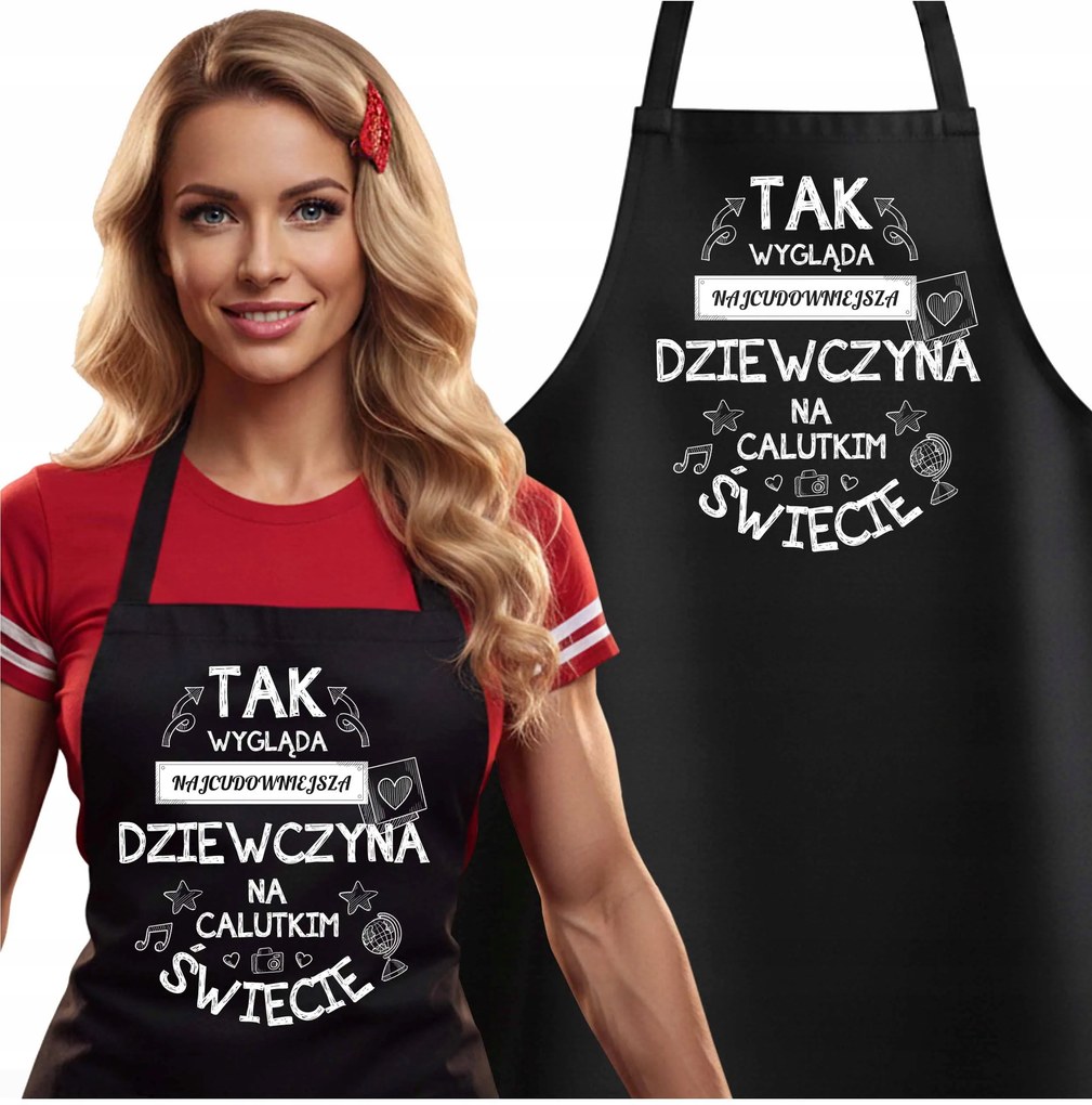 Lánynak Valentin Napi Ajándék Konyhai Kötény A Legcsodálatosabb
