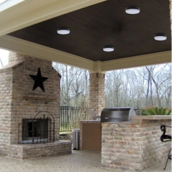 LED2 - LED Kültéri mennyezeti lámpa LUNA LED/25W/230V  IP54 kerek