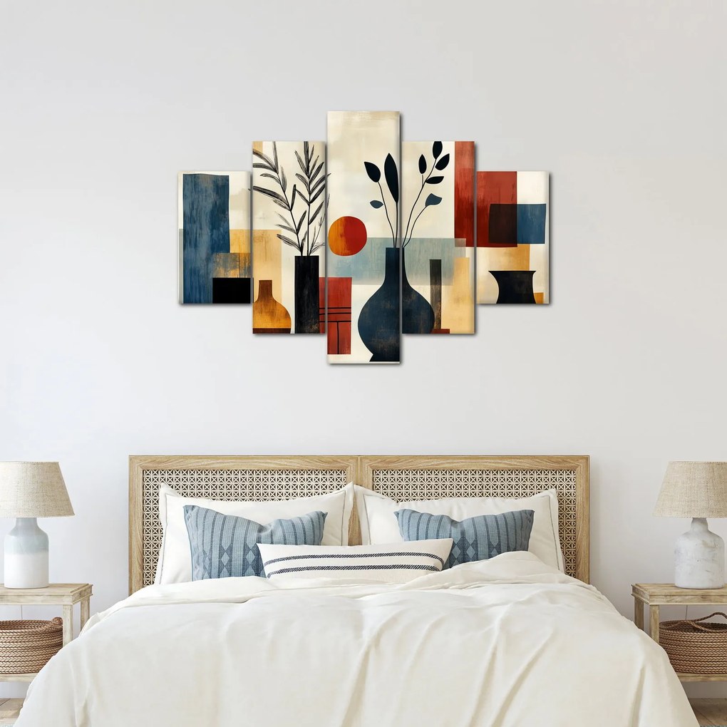 Kép - Kubista vázák (150x105 cm)