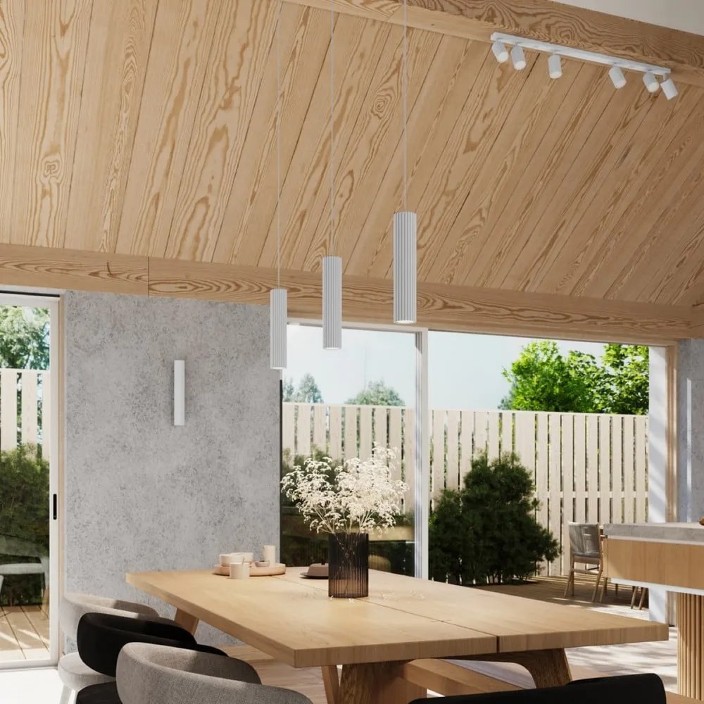 Fehér spotlámpa 6,5x117 cm Gleam – Sollux