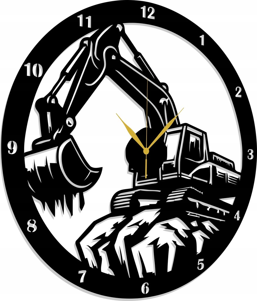 Falióra Kotrógéppel Építőipari Cég Kotrógép Kezelőjének Ajándék 50CM