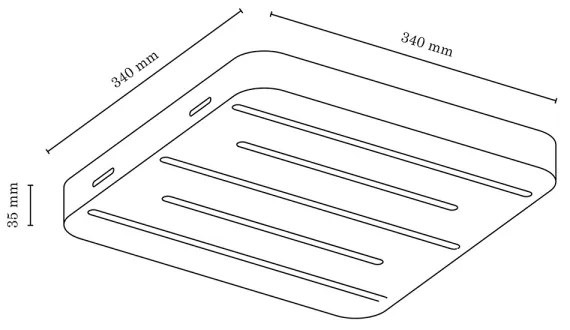 Spot-Light 2130374 - NEELE LED mennyezeti lámpa LED/19,5W/230V